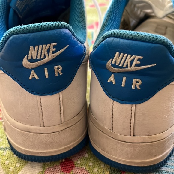 Nike Air Force 1 White Blue - Picture 6 of 6